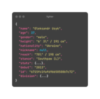 Boxing Stats Data API - Fight stats, schedules and fighter data